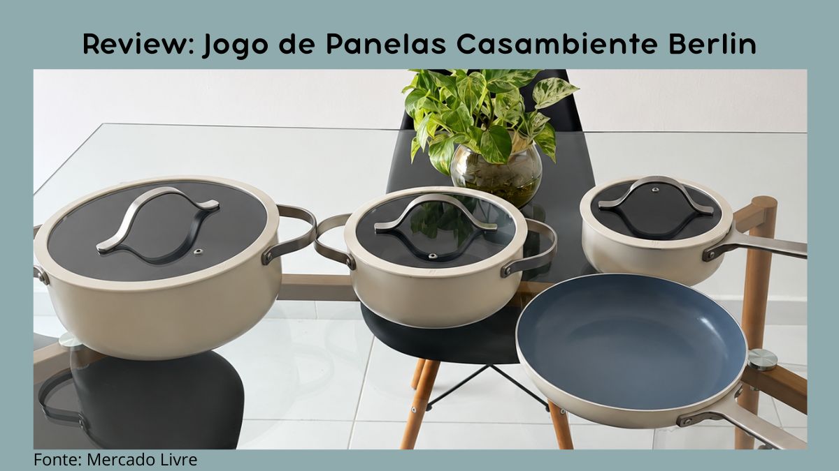 Jogo de Panelas Casambiente Berlin é Bom? Vale a Pena?