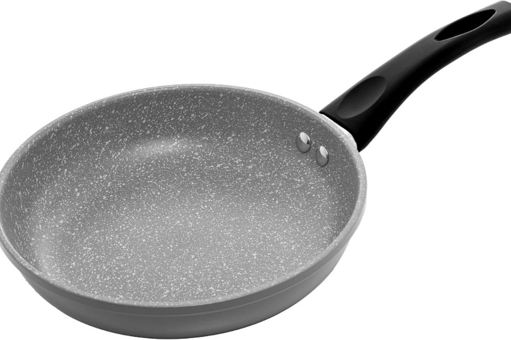 Frigideira Lyor Indução 24cm Cinza com revestimento Granilite.