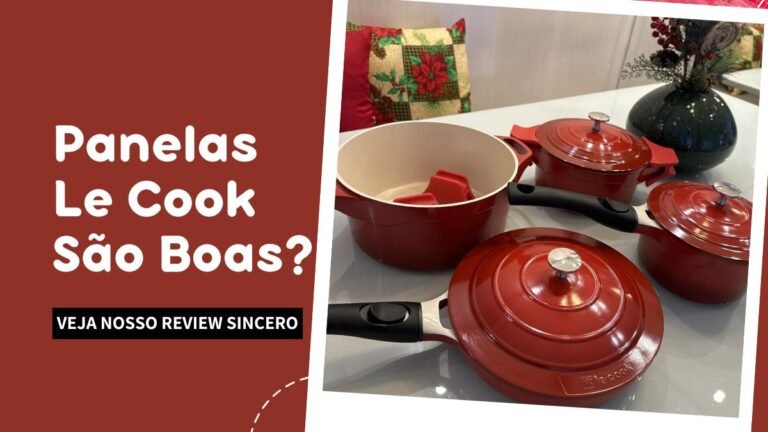 Jogo de panelas Premier Le Cook vermelha