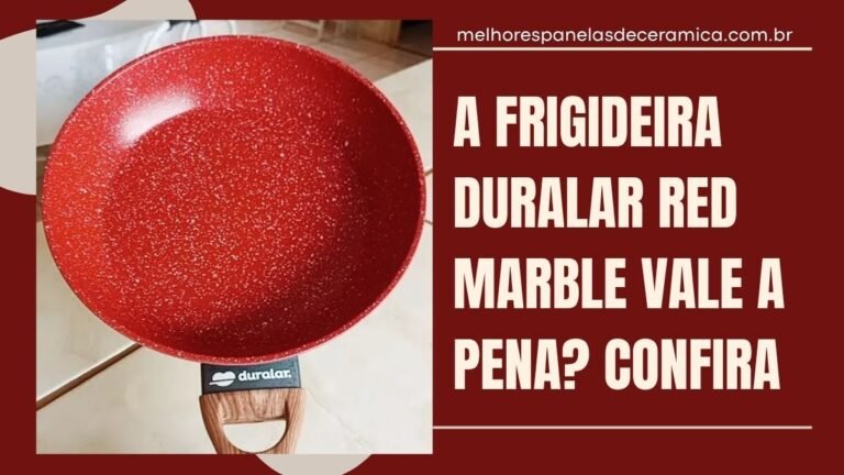 Frigideira Duralar é Boa? Review da Red Marble na Indução